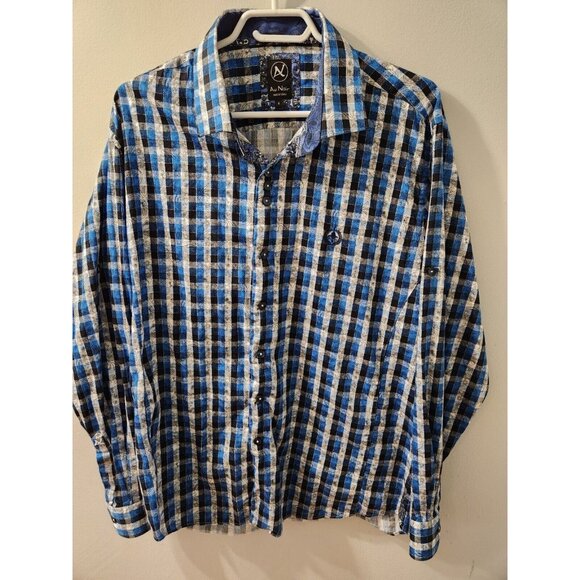 Au Noir Long Sleeves Men Shirt Size 6 - Picture 1 of 10